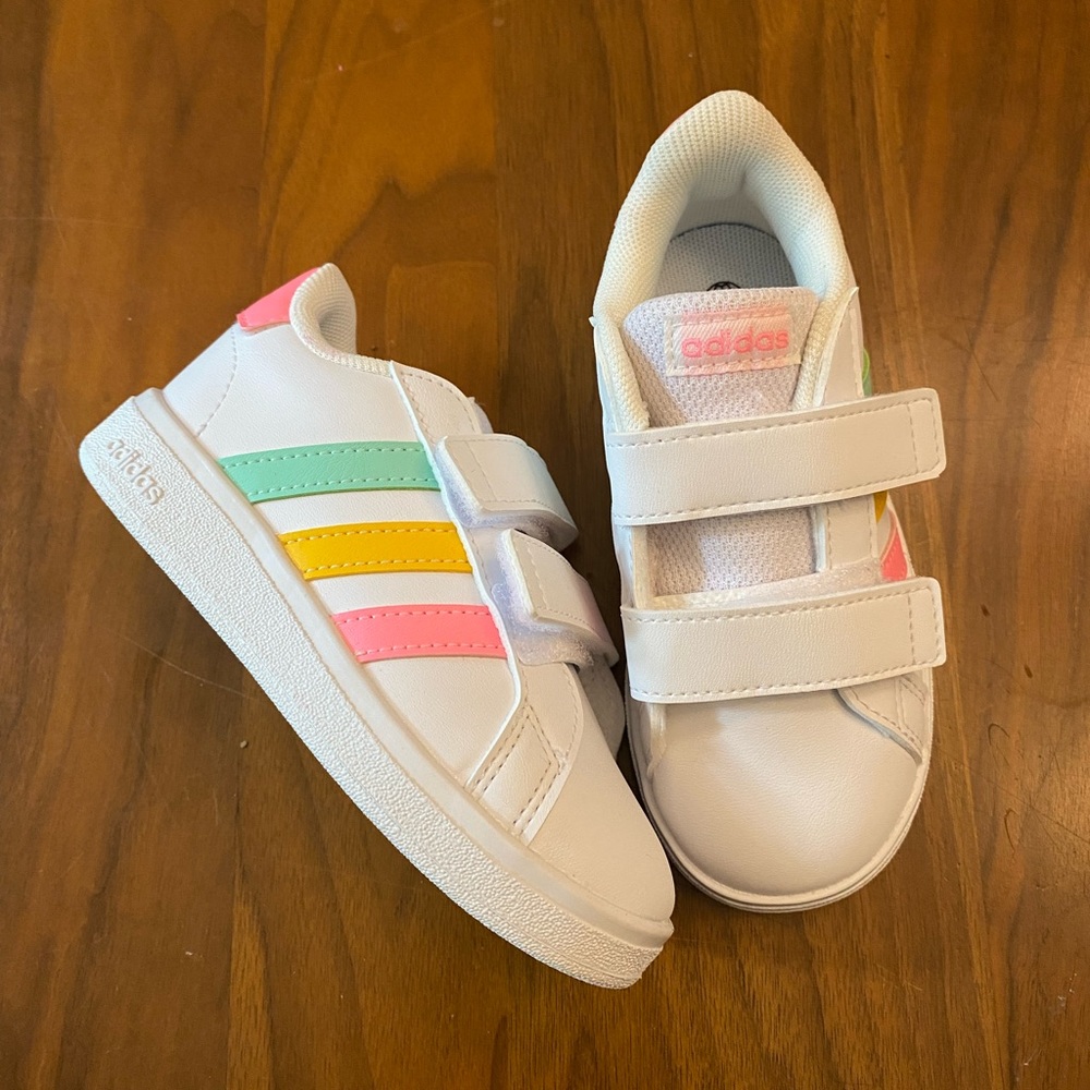 Brand new Adidas. Toddler size 8. Never worn!